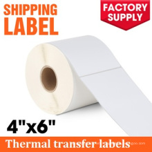 Dyno 4xl compatible blank thermal transfer shipping label 4 x 6 1000pcs per rolls